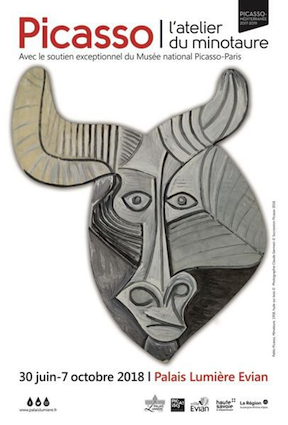 Picasso : L'atelier du Minotaure au Palais Lumière d'Evian du 30 juin au 7 octobre 2018