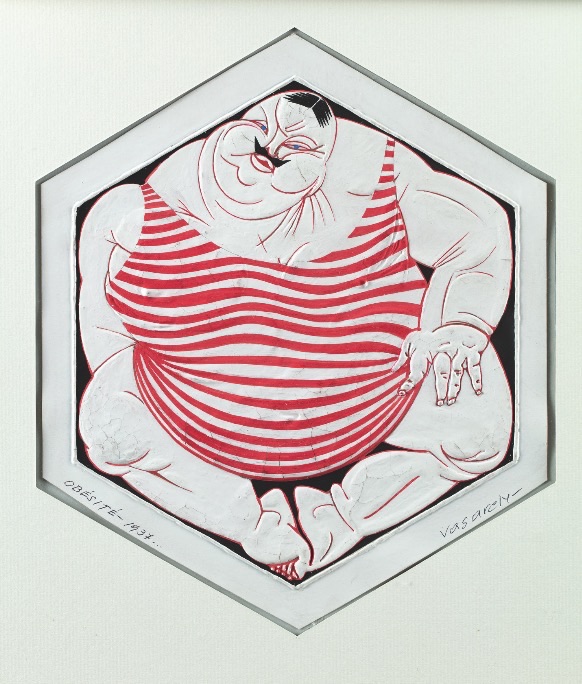Vasarely, 1937 - Obesite. crédit photo Lepeltier