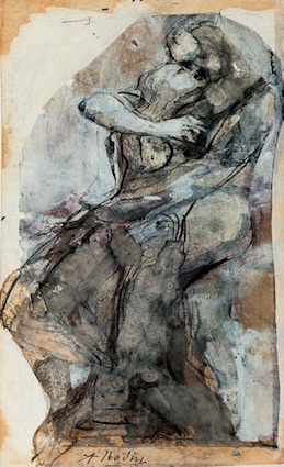 Couple enlacé, ou étude pour Le Baiser, 1880-1889 © agence photographique du musée Rodin, ph. J. Manoukian