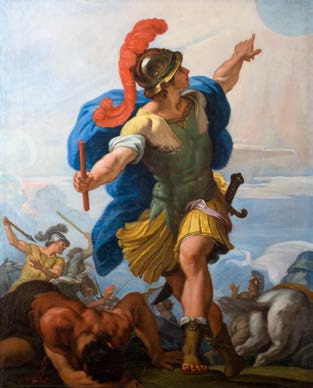 Carlo Maratta, Josué arrêtant le soleil. c. 1680-1688. Collection Motais de Narbonne © Orléans, Musée des Beaux-Arts/ C. Camus