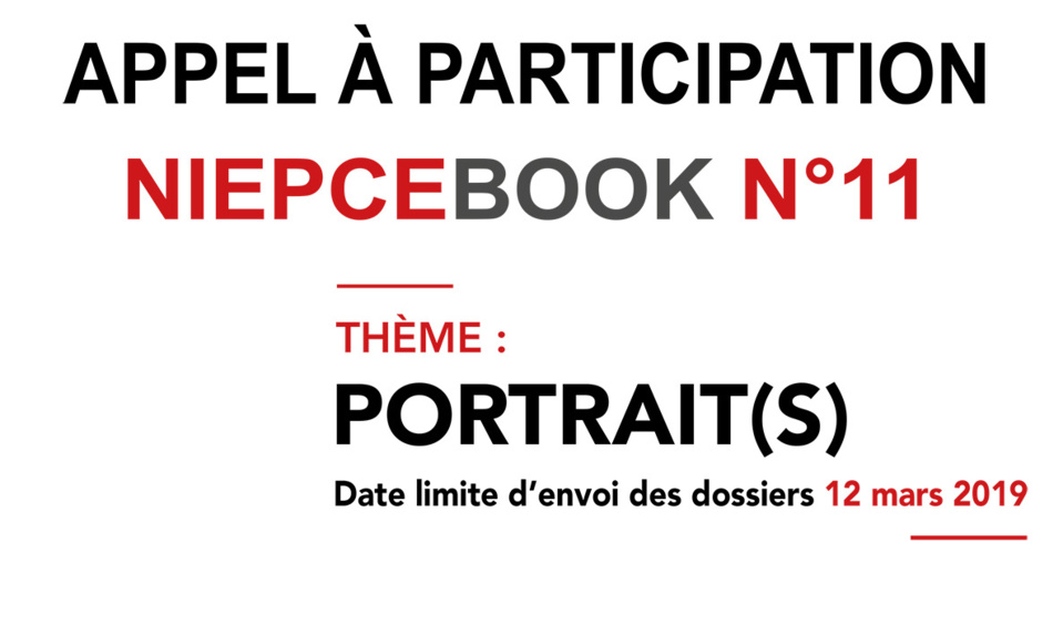 NiepceBook n°11 : appel à participation du 20 janvier au 12 mars 2019