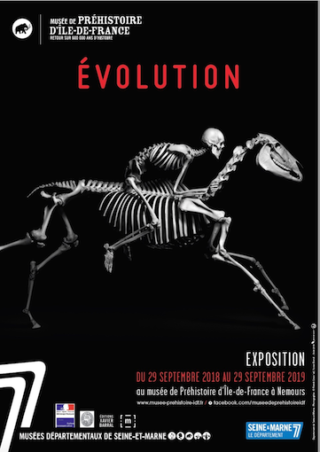 Nemours, Musée de la préhistoire : exposition Evolution du 29/9/18 au 29/9/19