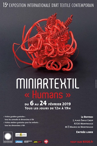 « Humans », Miniartextil à Montrouge du 6 au 24 février 2019