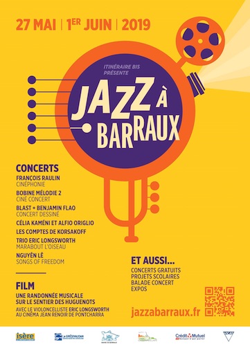 Festival Jazz à Barraux 2019, du 27 mai au 1er juin 2019