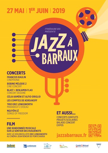 Festival Jazz à Barraux 2019, du 27 mai au 1er juin 2019 Festival Jazz à Barraux 2019, du 27 mai au 1er juin 2019
