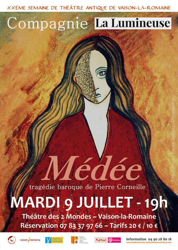 Vaison la Romaine - Festival de Théâtre Antique  2019 : Les Grenouilles de Aristophane (8 juillet) et Médée de Corneille (9 juillet)