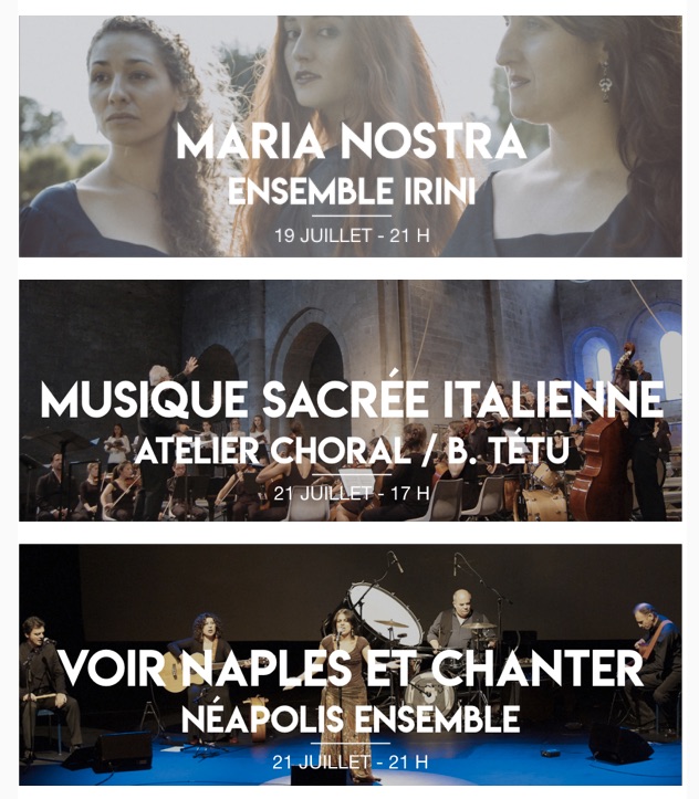 Festival de Sylvanès, les concerts de la semaine des 19 et 21 juillet 2019