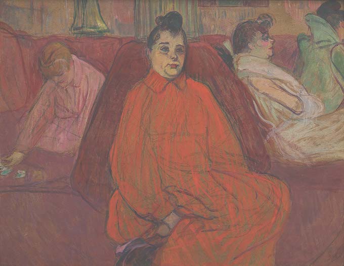 Henri de Toulouse-Lautrec - Le divan © RNM