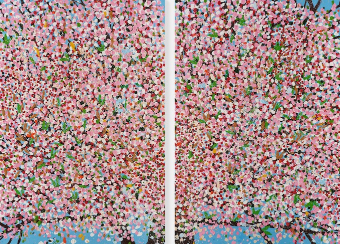 Damien Hirst, Renewal Blossom, 2018. Photo © Prudence Cuming Associates. © Damien Hirst and Science Ltd. All rights reserved, DACS 2019