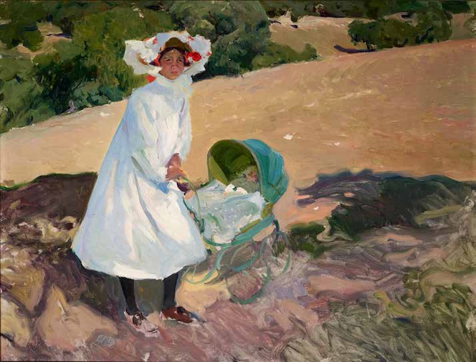 Joaquín Sorolla, Elenita au Pardo, 1907, huile sur toile, 120 x 150 cm, Collection particulière © Photographie Fernando Maquieira, 2019