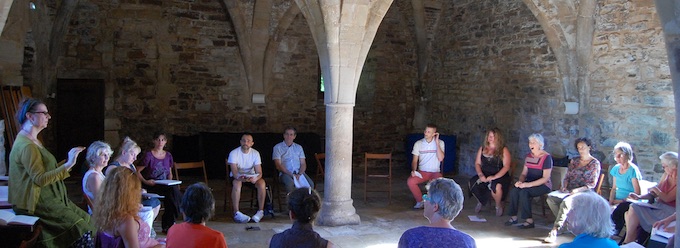 Abbaye de Sylvanès, stages de formation vocale