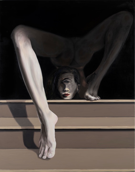 Stéphane Pencréac’h, L’Acrobate ou Nu descendant l’escalier, 2020, Courtesy Galerie Vallois
