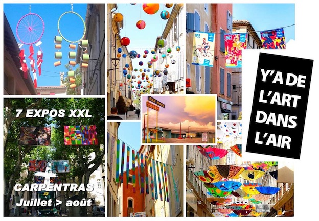 La nouvelle édition du Festival XXL  "Y’a de l’Art dans l’Air"  se déroulera cet été à Carpentras