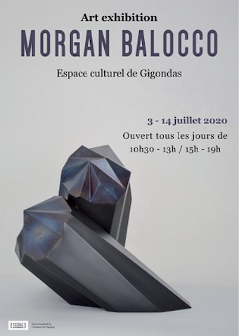 Du 3 au 14 juillet, exposition de Morgan Balocco à l'espace culturel de Gigondas (84)