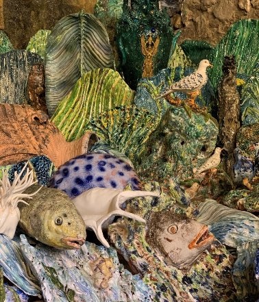 Regarder le monde « Entre 4 yeux » par Jean & Christine Viennet à l'abbaye Saint-André, Villeneuve lez Avignon, à partir du 30 juin 2020