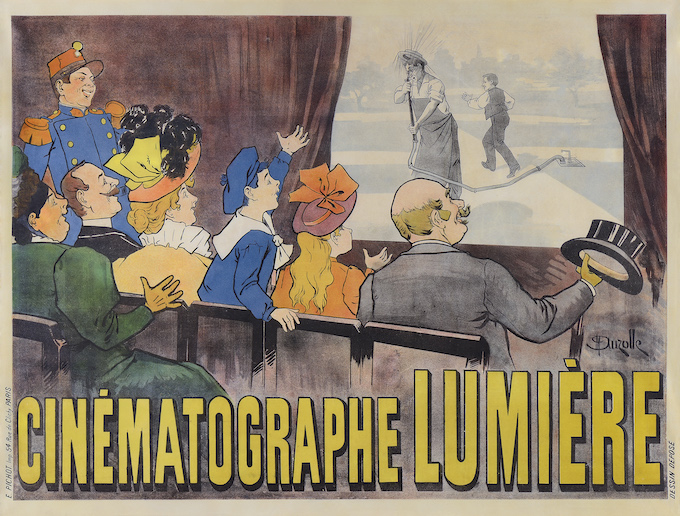 Affiche Cinématographe par Auzolle 1896