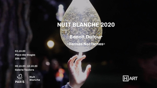 Paris. « Danses nocturne » - Nuit Blanche 2020