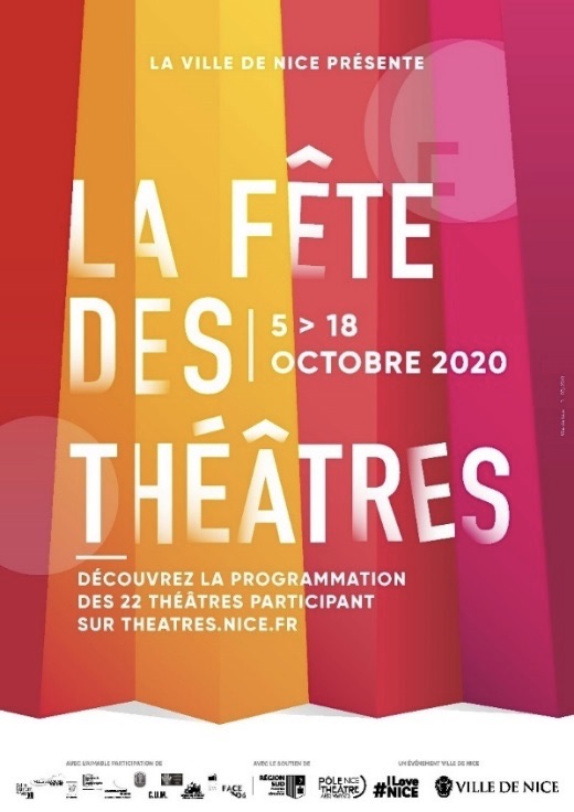 Nice. 6e édition de La Fête des Théâtres du 5 au 18 octobre 2020