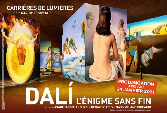 Les Baux de Provence, Carrières de Lumières, réouverture le 15 décembre 2020* & prolongation jusqu'au 24 janvier 2021 Les Baux de Provence, Carrières de Lumières, réouverture le 15 décembre 2020* & prolongation jusqu'au 24 janvier 2021