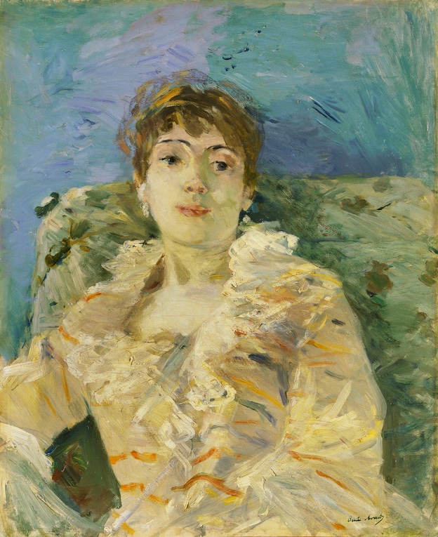 Berthe Morisot, Jeune Femme au Divan, 1885. Huile sur toile 61 x 50.2 cm Tate, London. Photo © Tate
