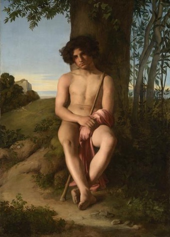 Hippolyte Flandrin, Jeune berger assis, 1834-1835. Image © Lyon MBA - Photo Alain Basset