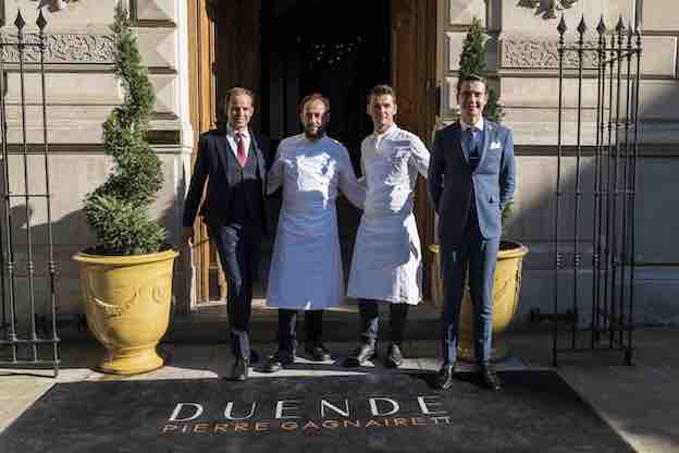 Gabriel Lonca, Nicolas Fontaine, Julien Caligo et Logan Thouillez. ©Marco Strullu / Maison Albar Hotels © DR