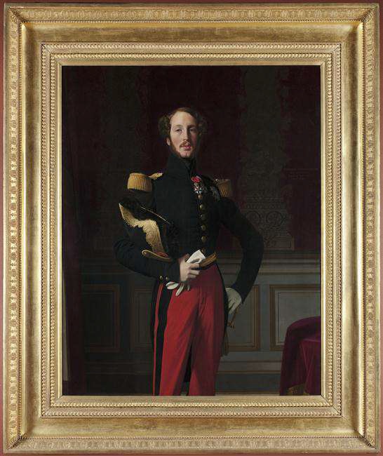 Ingres, Portrait de Ferdinand-Philippe d'Orléans, (1810-1842), 1842, huile sur toile, Musée du Louvre, Jean-Gilles Berizzi Ingres, Portrait de Ferdinand-Philippe d'Orléans, (1810-1842), 1842, huile sur toile, Musée du Louvre, Jean-Gilles Berizzi