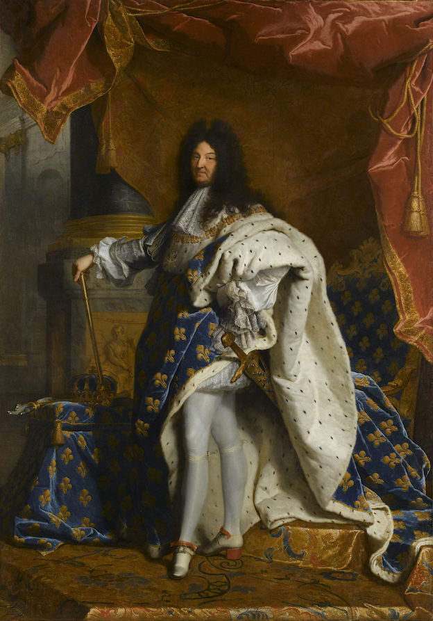 Portrait de Louis XIV en costume Hyacinthe Rigaud (1659-1743) 1701-1702 Huile sur toile Musée du Louvre, Paris © RMN-GP (musée du Louvre) / S. Maréchalle