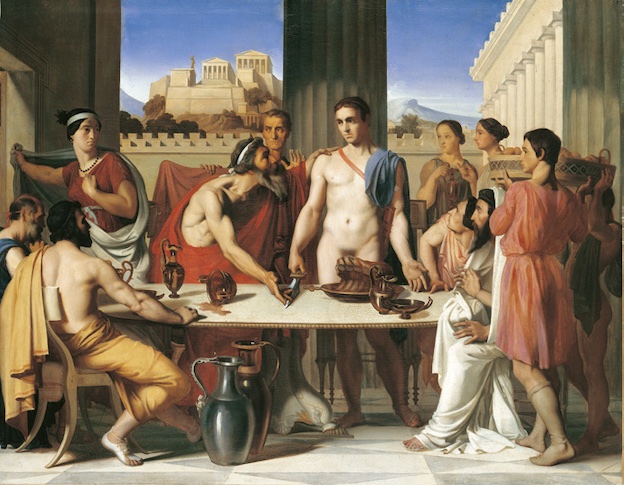 Hippolyte Flandrin, Thésée reconnu par son père, 1832, huile sur toile Paris, Beaux-Arts de Paris Photo © Beaux-Arts de Paris, Dist. RMNGrand Palais / image Beaux-Arts de Paris