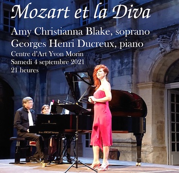 Le Poët-Laval (26), Centre d'Art Yvon Morin : concert Mozart et la Diva le 4 septembre 2021, 21h
