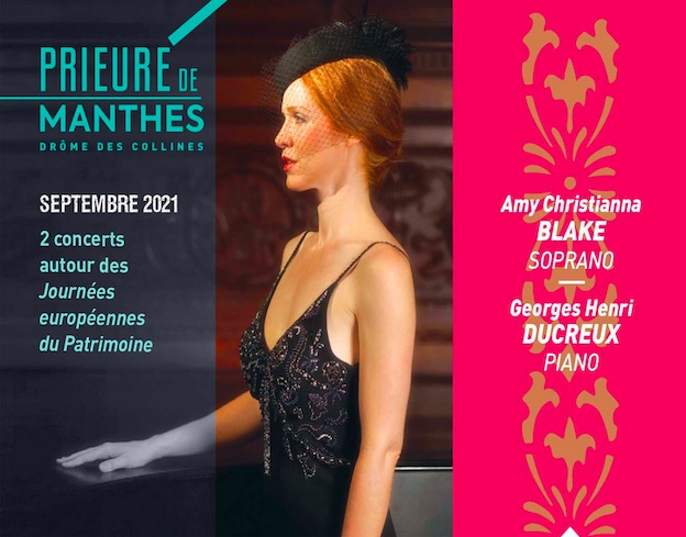 Prieuré de Manthes, Drôme : Airs d'opéra et musique sacrée, concert le 12/09/2021