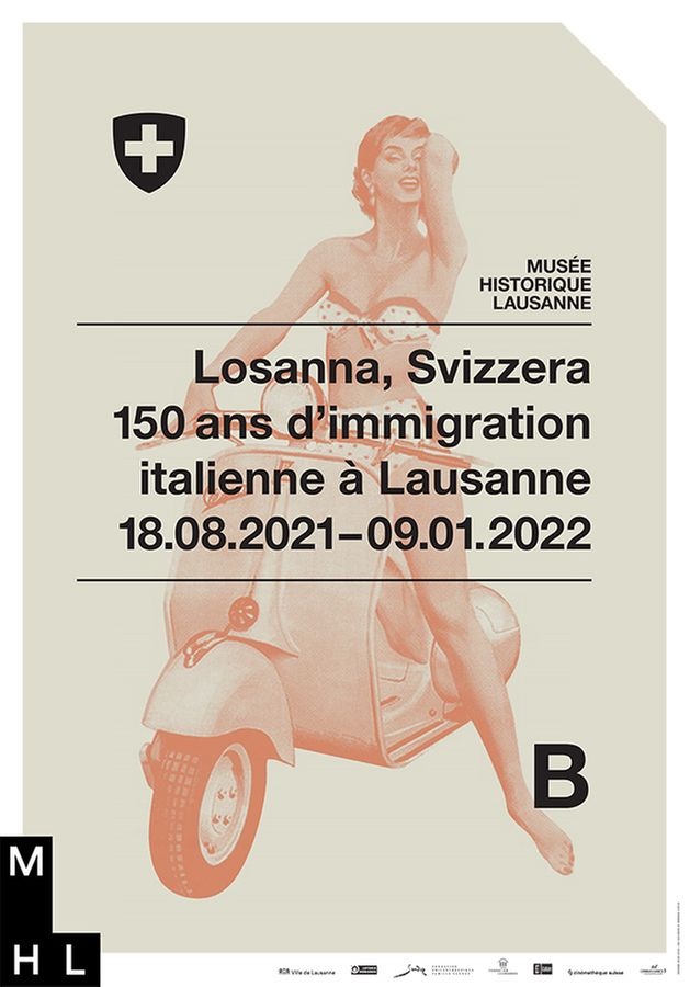 Musée historique de Lausanne. Losanna, Svizzera. 150 ans d'immigration italienne à Lausanne. 18.08.2021 - 09.01.2022