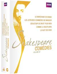 Cinq comédies de Shakespeare en DVD aux Editions Montparnasse, présenté par Christian Colombeau