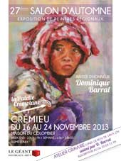 27e salon d'automne de Crémieu (38) du 16 au 24 novembre 2013