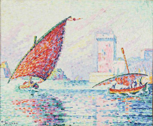 Paul Signac Fort Saint-Jean, 1907 Huile sur toile, 50 x 61 cm Collection Musée de l'Annonciade, Saint-Tropez © P. S. Azema