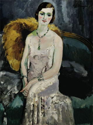 Kees Van Dongen (1877 - 1968) Femme aux bijoux, 1929, huile sur toile, 130,5 x 97,5 cm © ADAGP, 2013 Kees Van Dongen (1877 - 1968) Femme aux bijoux, 1929, huile sur toile, 130,5 x 97,5 cm © ADAGP, 2013