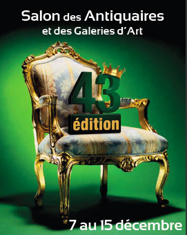 43ème édition du Salon des Antiquaires et des Galeries d’Art de Nîmes au Parc Expo, du 7 au 15 décembre 2013