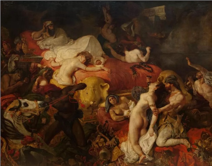 Eugène Delacroix, Mort de Sardanapale © Louvre