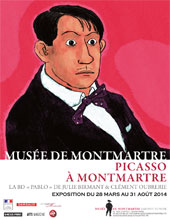 Picasso à Montmartre, exposition au Musée de Montmartre du 28 mars au 31 août 2014