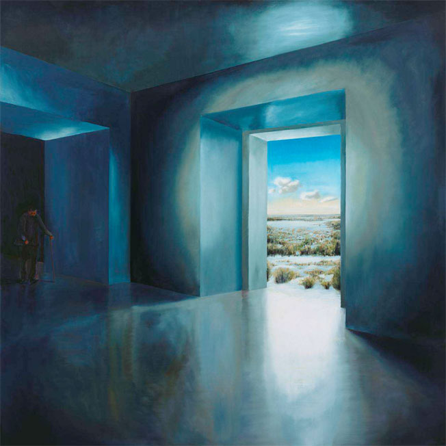 Mnémosyme, 2012, huile sur toile, 200x200cm Mnémosyme, 2012, huile sur toile, 200x200cm