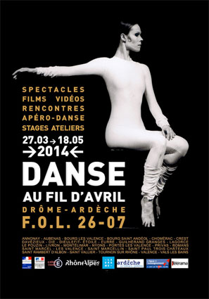 « Danse au Fil d’Avril » du 26 mars au 18 mai en Ardèche et en Drôme