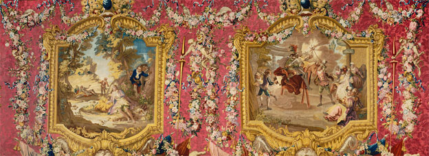 Histoire de Don Quichotte le Chevillard, d'après Charles-Antoine Coypel (1694-1752), Tapisserie de la manufacture des Gobelins, 1773, Mobilier national © Isabelle Bideau