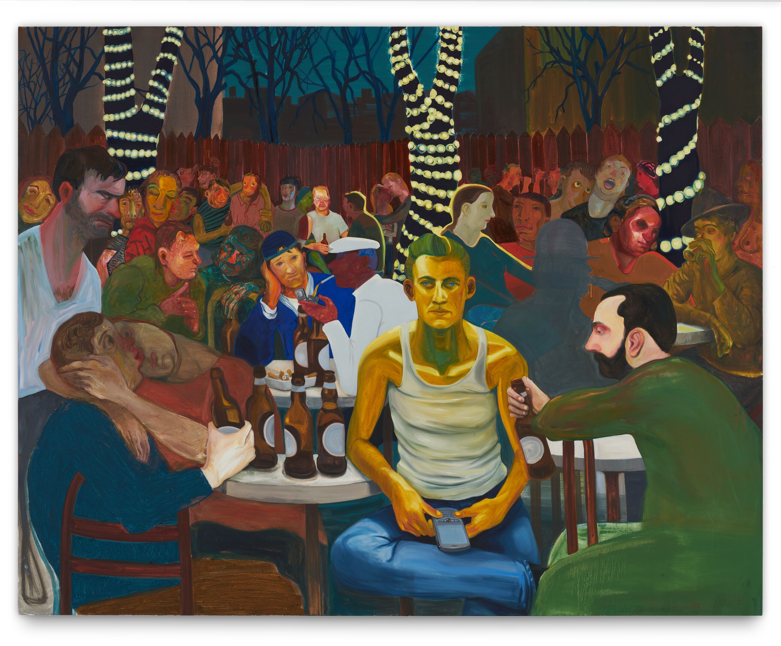 Nicole Eisenman. Beer Garden with Ash. AK 2009