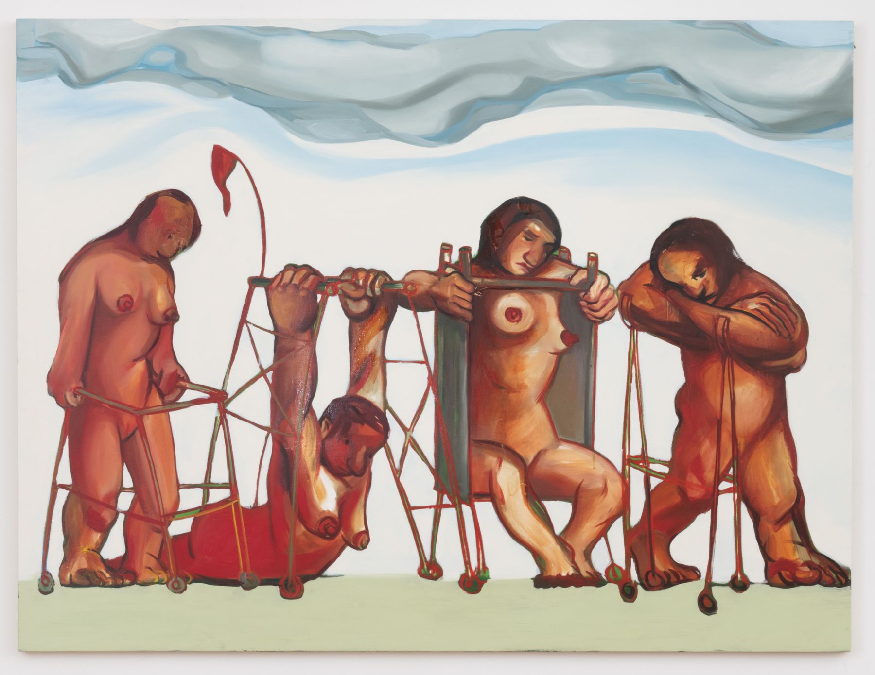 Nicole Eisenman. Support Systems For Women. 1998