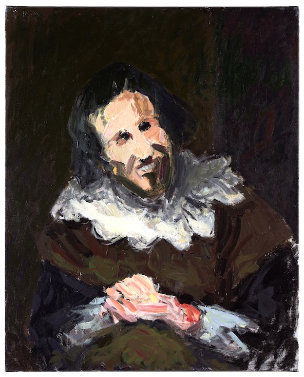 Patrice Giorda, le simple, 1980, Huile sur Toile