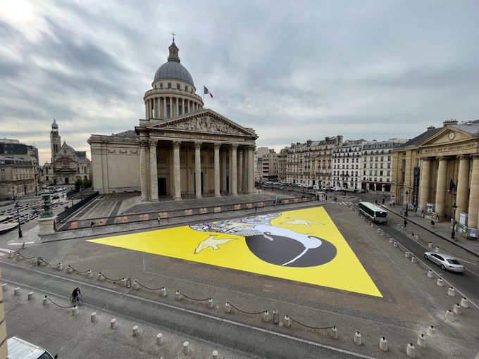 Paris. Une fresque monumentale en l'honneur de Joséphine Baker inaugurée aujourd'hui au Panthéon