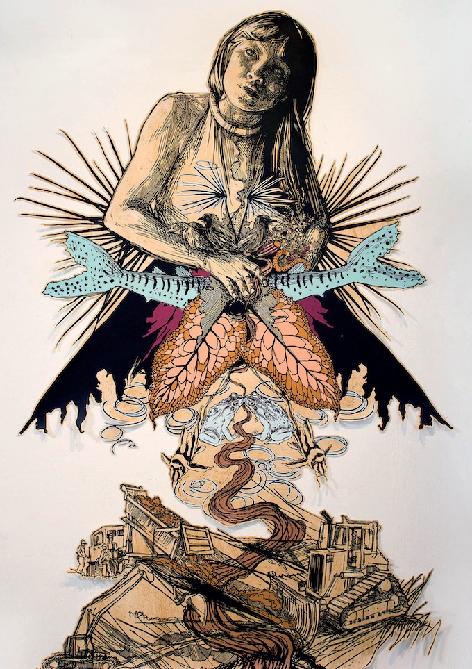 SWOON, Kamayura, 2015 © Courtesy Galerie LJ SWOON, Kamayura, 2015 © Courtesy Galerie LJ