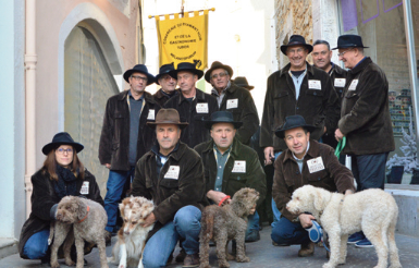 Les chiens truffiers et leurs maîtres © DR