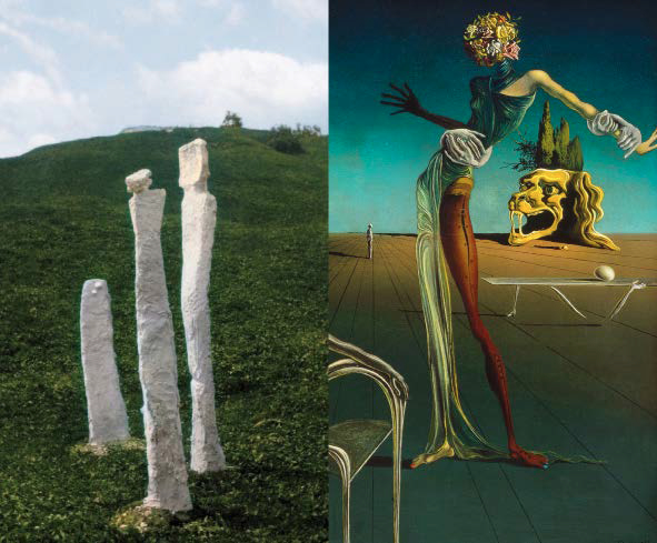 Paris, Institut Giacometti  : « Alberto Giacometti - Salvador Dalí. Jardins de rêves ». 13. 12.2022 au 09. 04.2023