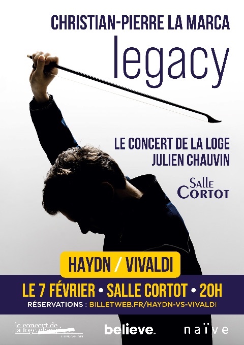 LEGACY. Christian-Pierre La Marca, Le Concert de la Loge, Julien Chauvin. naïve / sortie le 20 janvier 2023